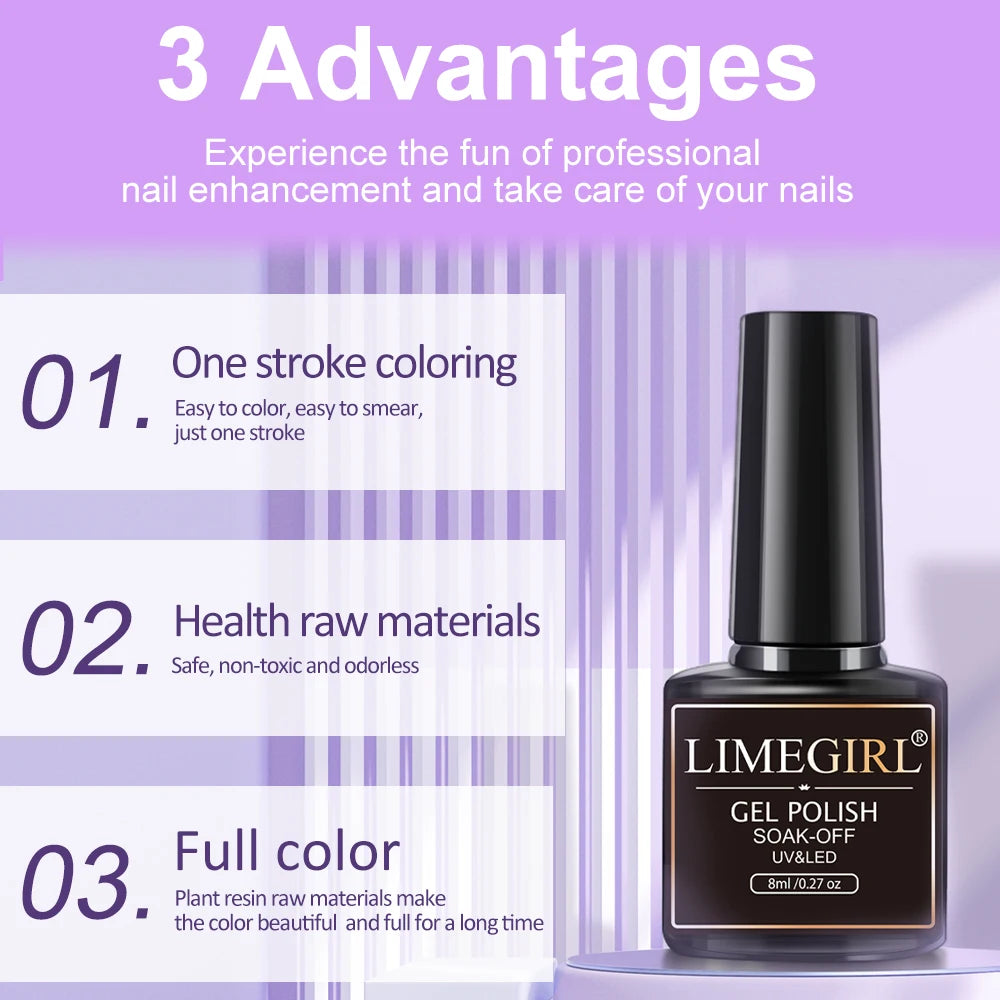 UV/LED Nail Extension Gel Kit | 7 Manicure Set Options | Braviixx