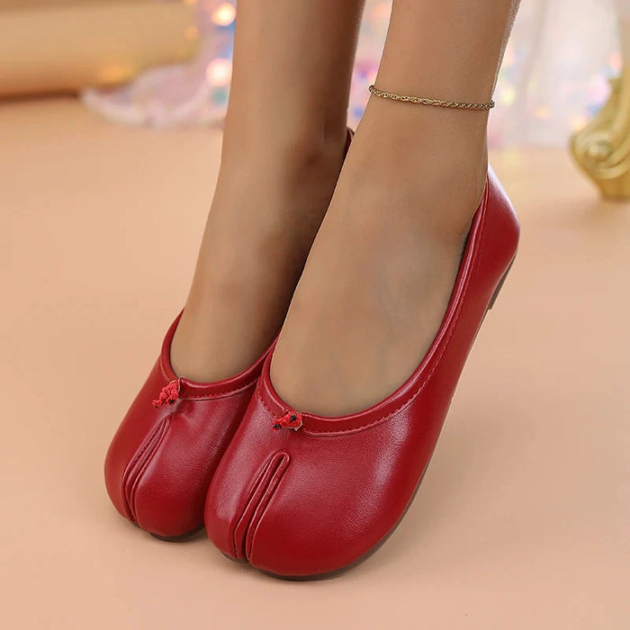 2026 All-Season New Women's Gentle Flat Sole Flats - Bowknot Comfortable Mom Shoes, Multiple Options Available Casual Shoes