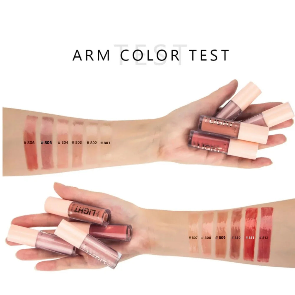 6-Piece Lip Gloss Set | Liquid Lip Stain | A/B Shade Collections | Braviixx