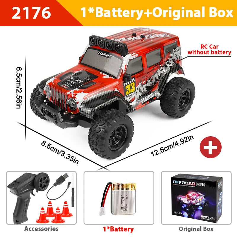 1:32 Mini RC Off-Road Car | Camera Options | Braviixx
