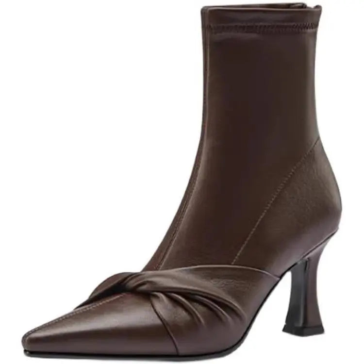 Modern Boots Patent Leather Designer Brand Luxury 2025 New Winter Ankel Boots Bow Wedding Party Dress Gladiator Women Shoes