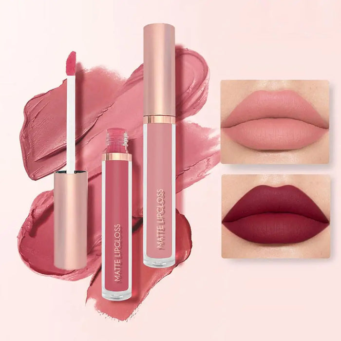 3-Piece Waterproof Matte Lip Gloss Set | Braviixx