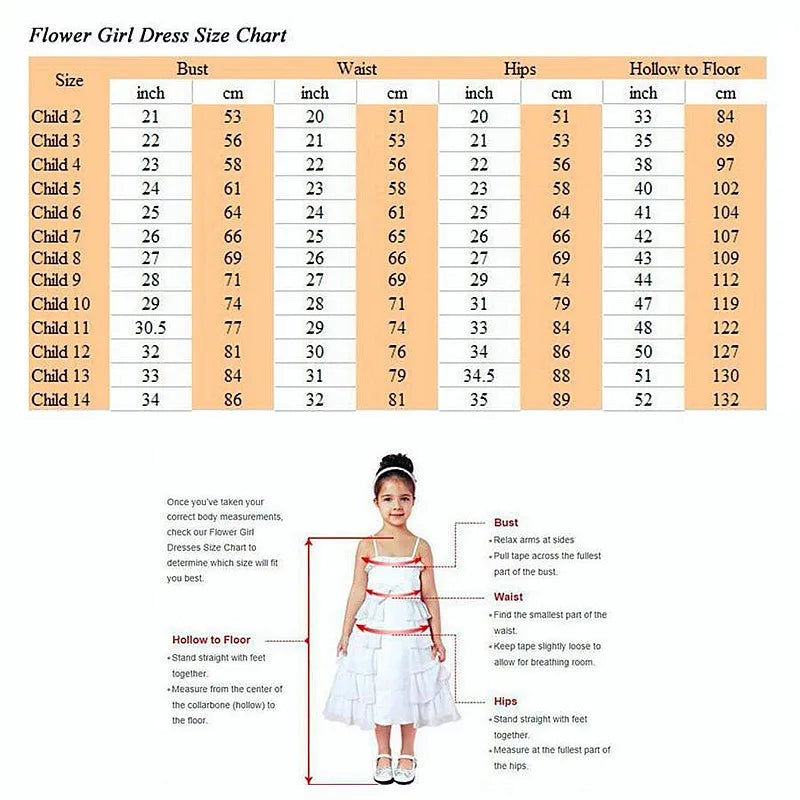 Girls' Lace Flower Girl Ball Gown | Sleeveless Princess Dress | 3M–14Y | Braviixx