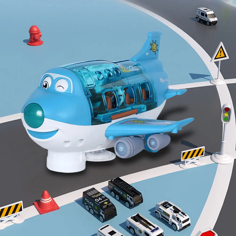 Electric Airplane Toy with Lights & Music | Braviixx