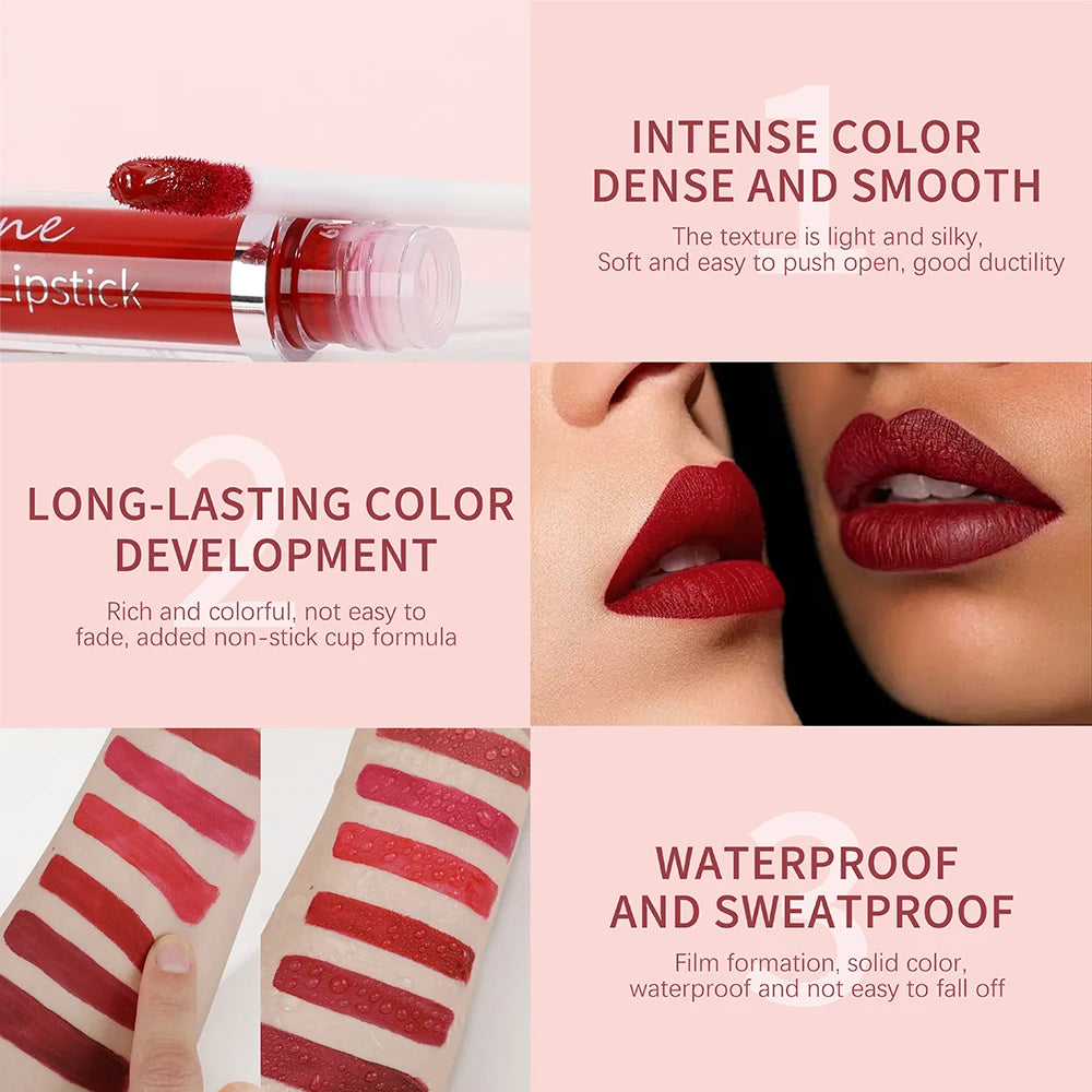 Matte Liquid Lipstick | 10 Shades | Full Size | Braviixx