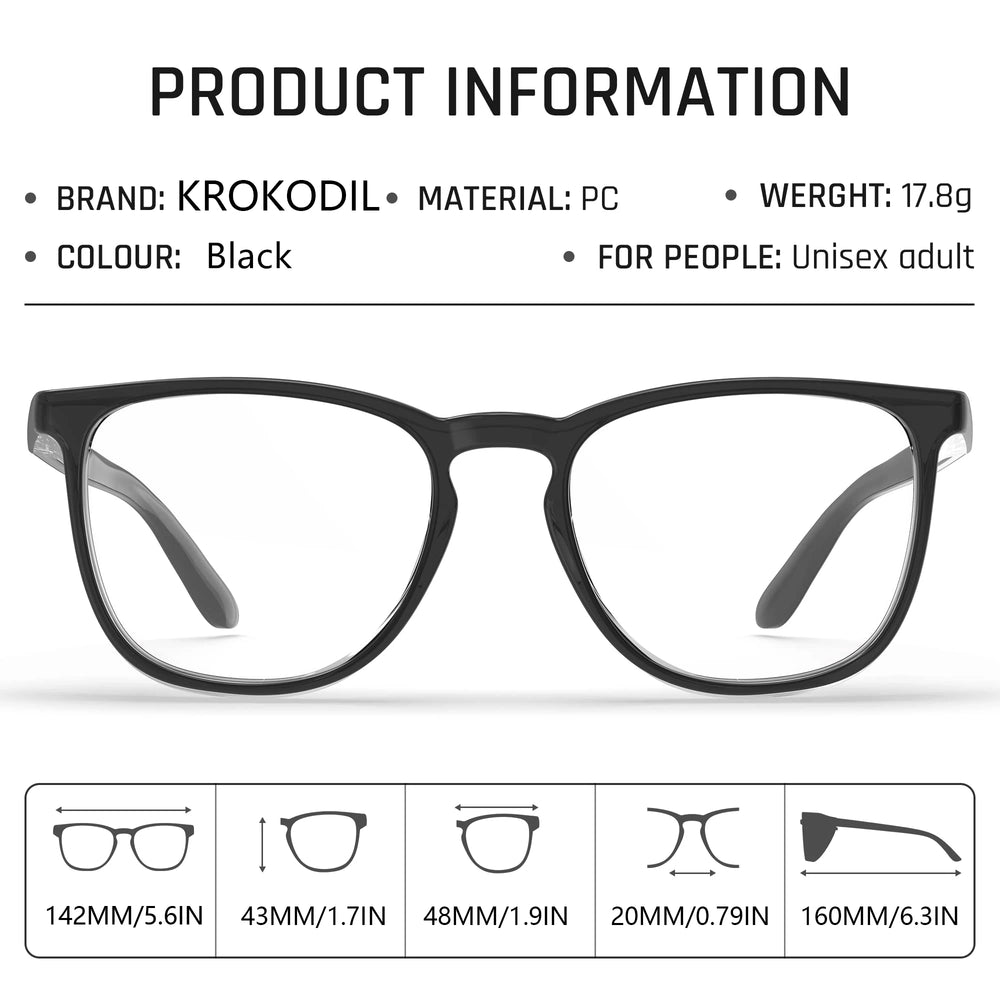 Krokodil Fashion Safety Glasses | Anti-Fog · Scratch Resistant · Side Shields | 9 Colours | Braviixx