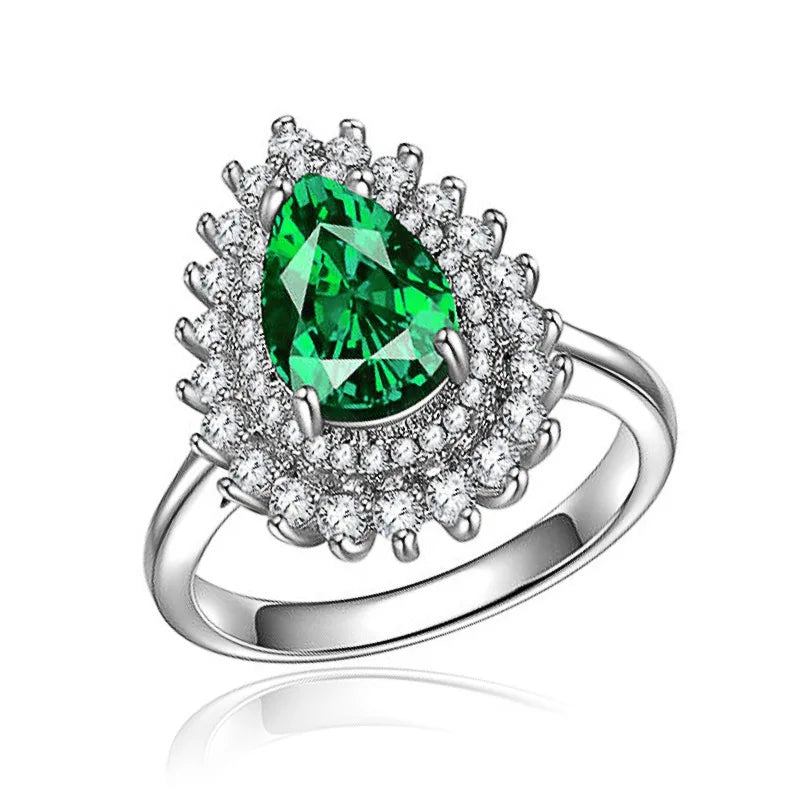 Water-Drop Zircon-Style Ring | Braviixx