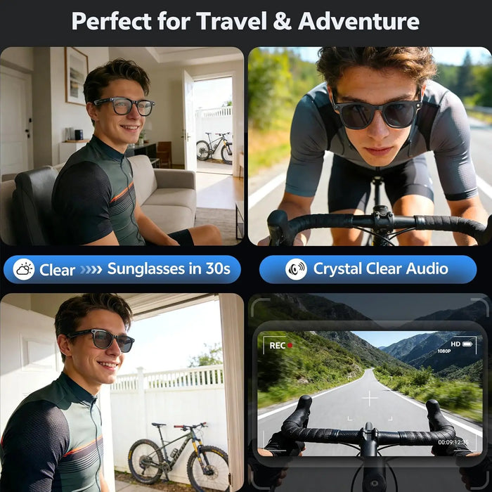 AI Camera Smart Glasses with Translation | Braviixx