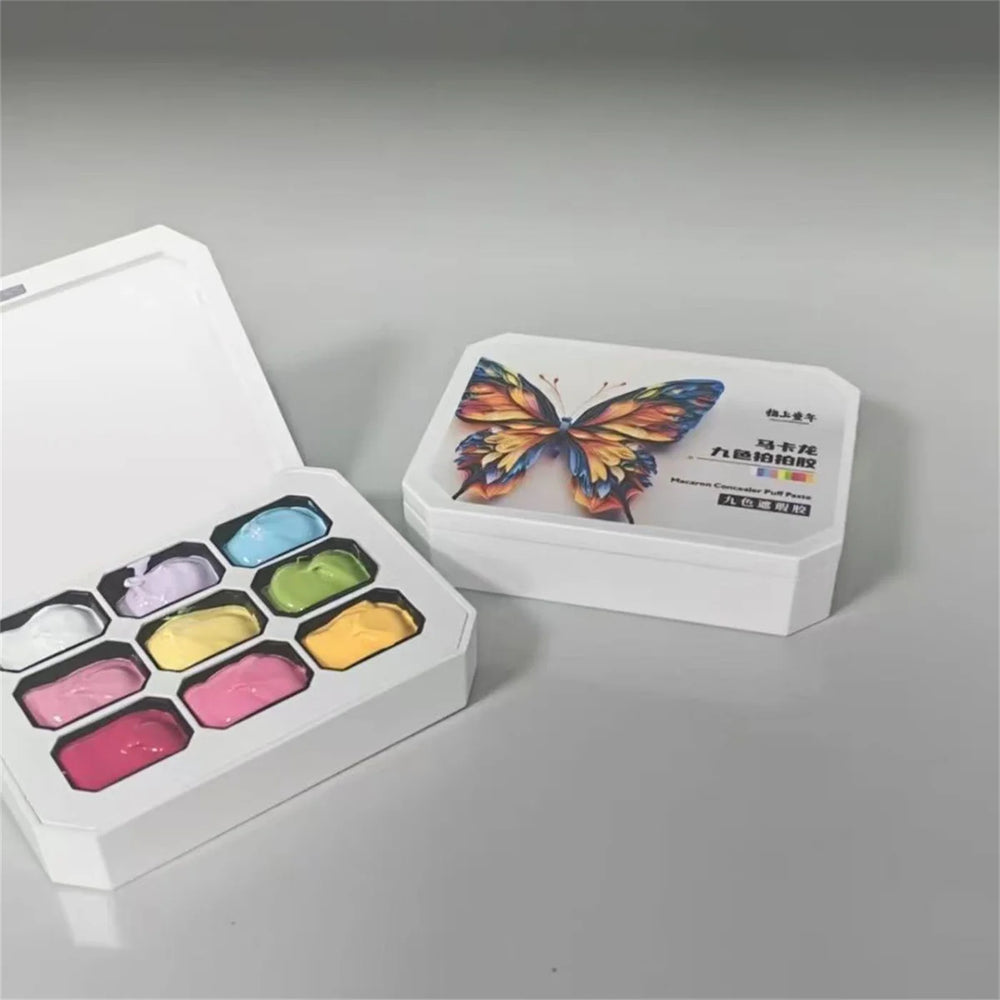 9-Grid Solid Nail Art Gel Palette | Braviixx