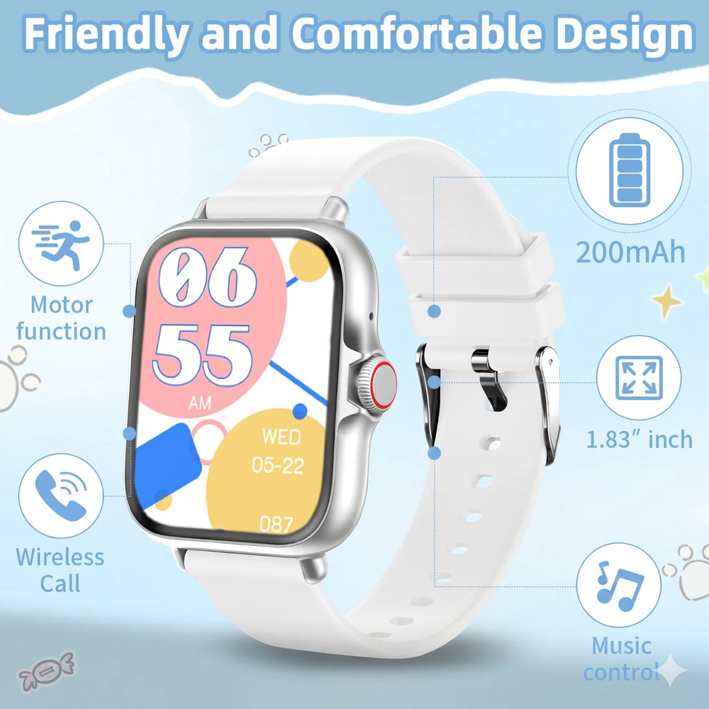 Kids Smart Watch with HD Touch Screen & Health Monitor | Braviixx