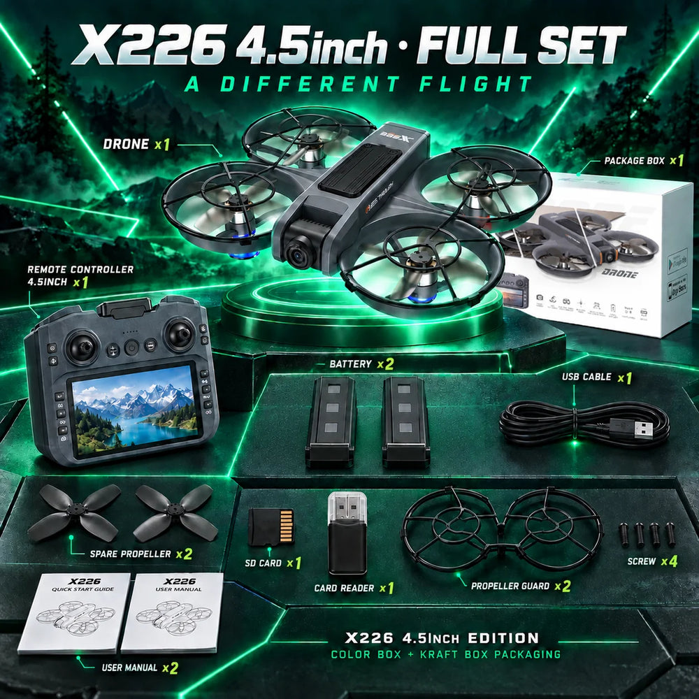 Mini FPV Camera Drone with Goggles or Screen Remote | Brushless Quadcopter | Braviixx