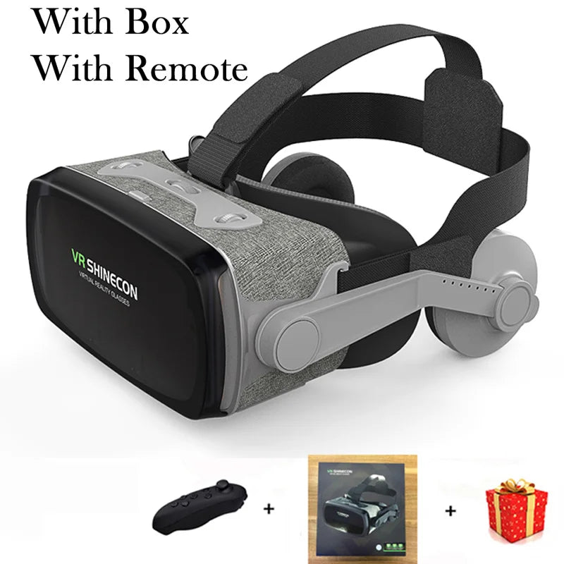 Smartphone VR Headset | Adjustable Lenses & Remote Bundles | Braviixx