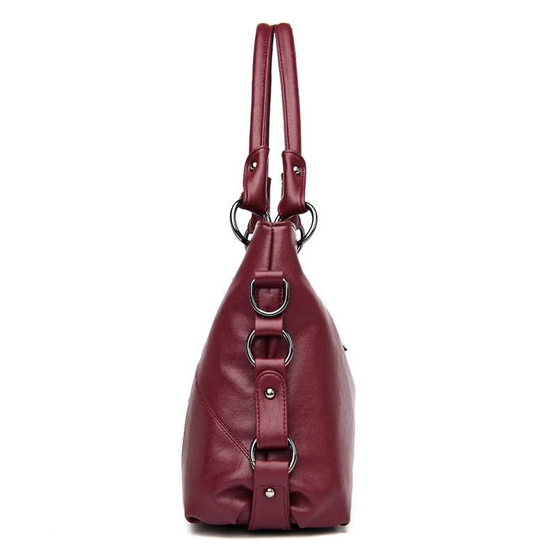 Tassel Shoulder Bag | Multi-Pocket PU | Braviixx