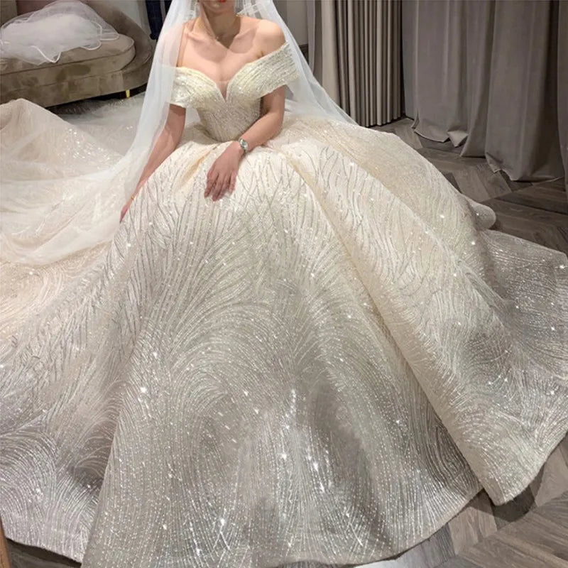 Sequin Tulle Ball Gown | Bridal & Occasion Styles | Braviixx