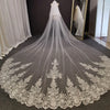 Long Bridal Veil | Two-Tier Blusher with Comb | Braviixx