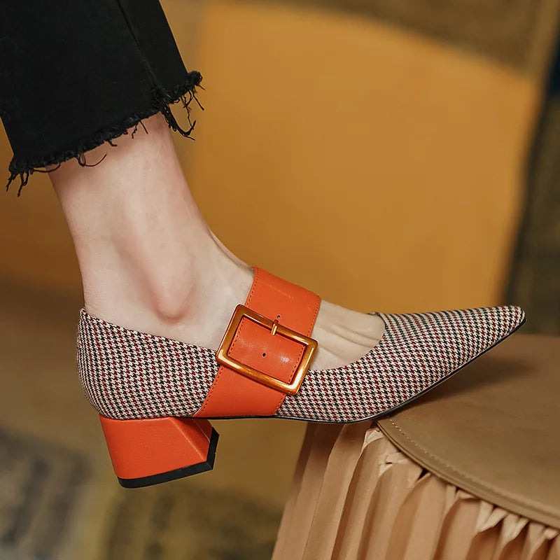 Mary Jane Shoes Woman Fashion 2026 Spring Brand Design Women Pumps High Heels Femme Pointed Toe Party Ladies Shoes Heels Women
