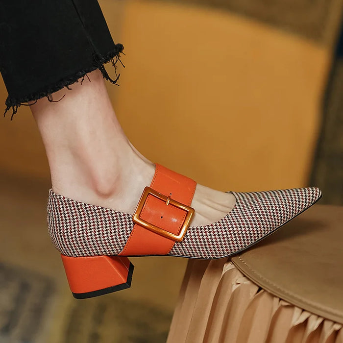 Mary Jane Shoes Woman Fashion 2026 Spring Brand Design Women Pumps High Heels Femme Pointed Toe Party Ladies Shoes Heels Women
