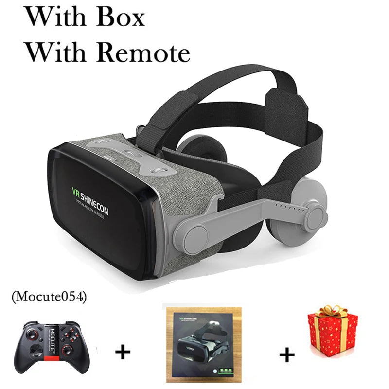 Smartphone VR Headset | Adjustable Lenses & Remote Bundles | Braviixx