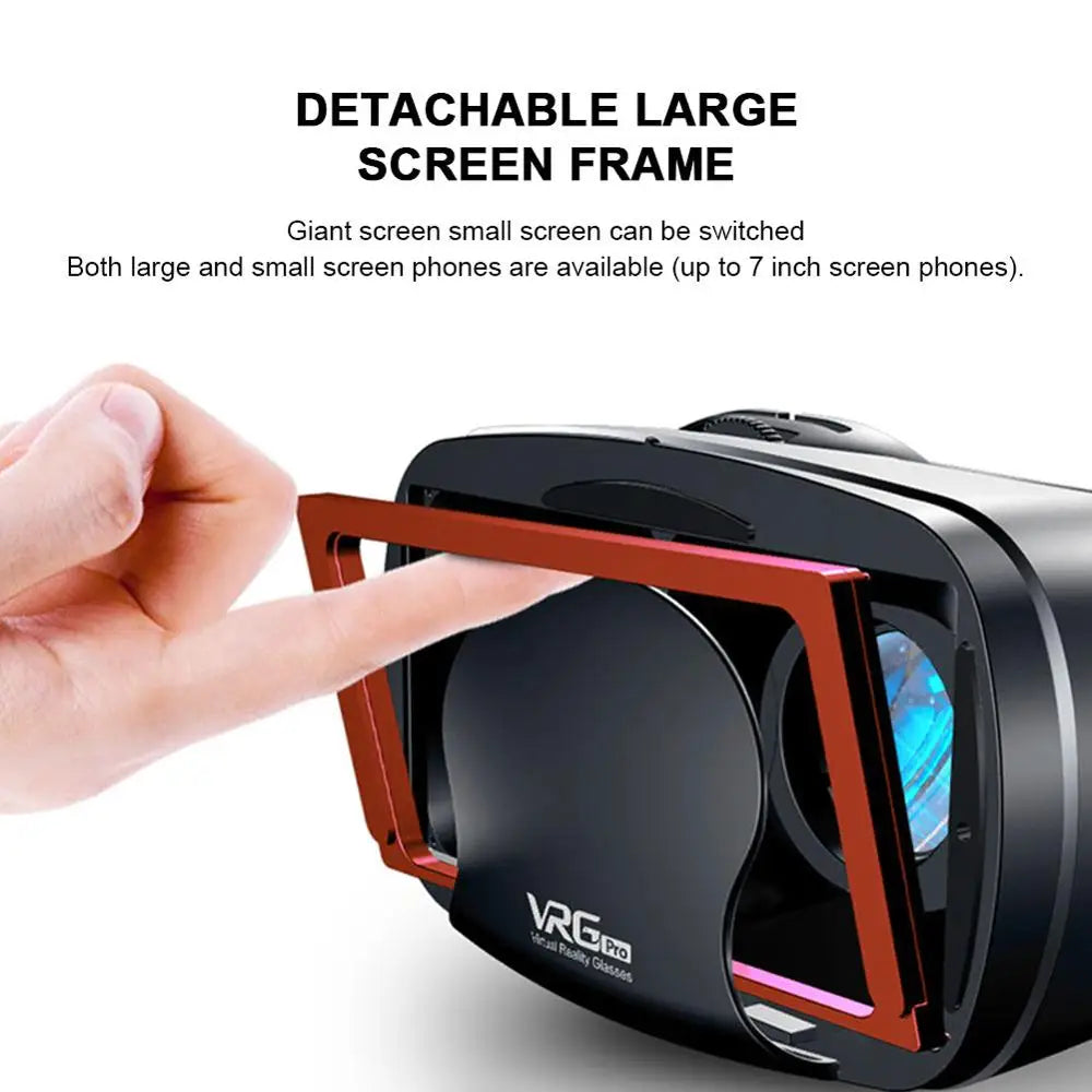 3D VR Glasses for Smartphones | Virtual Reality Headset for 5-7 Inch Phones | Braviixx