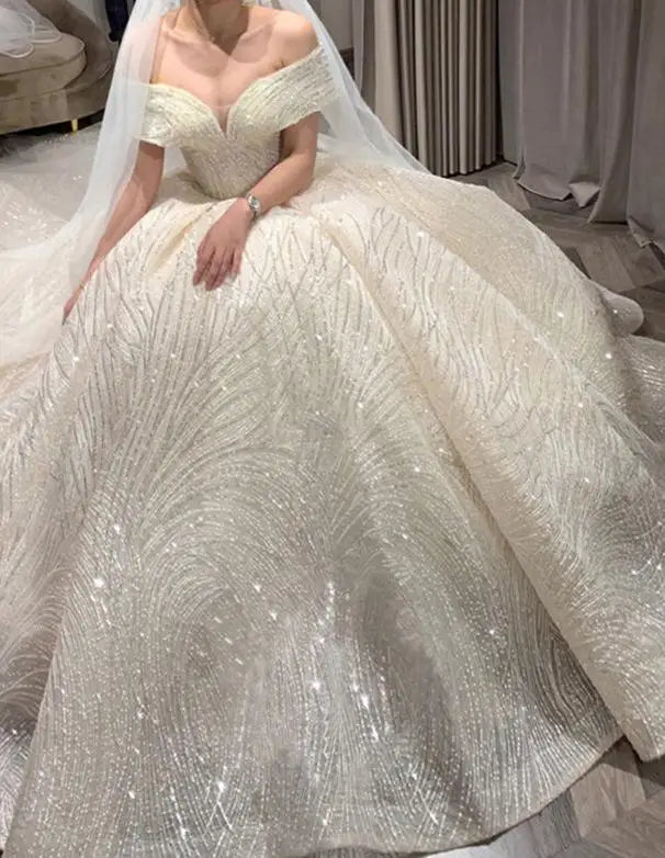 Sequin Tulle Ball Gown | Bridal & Occasion Styles | Braviixx
