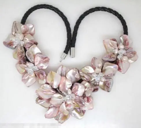Necklace New big FLOWER fashion natural Shell pearl Jewelry
