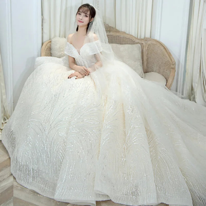 Sequin Tulle Ball Gown | Bridal & Occasion Styles | Braviixx