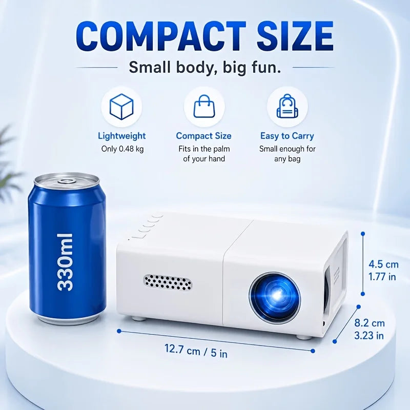 Mini USB Video Projector for Home Viewing | Braviixx