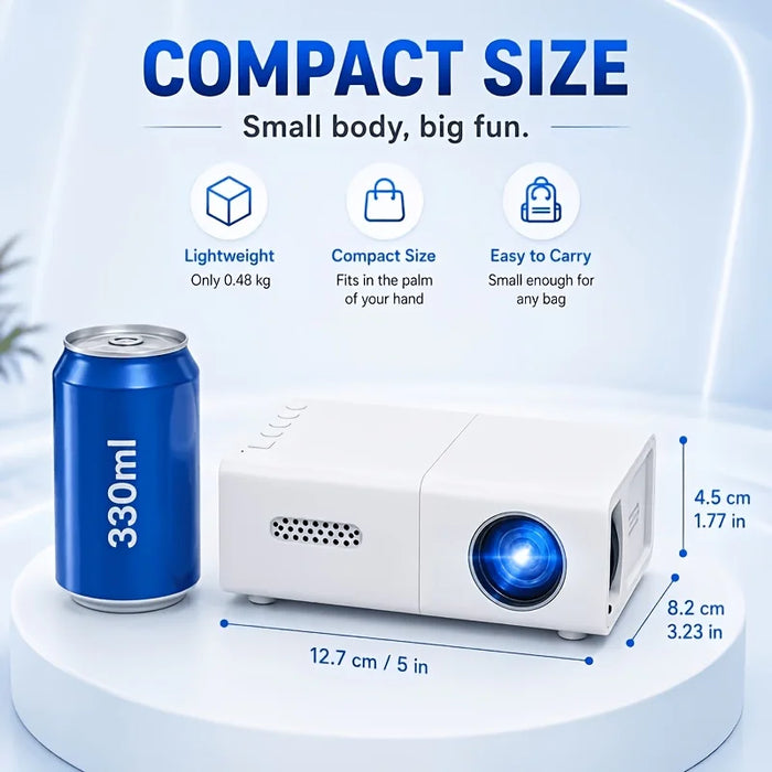 Mini USB Video Projector for Home Viewing | Braviixx