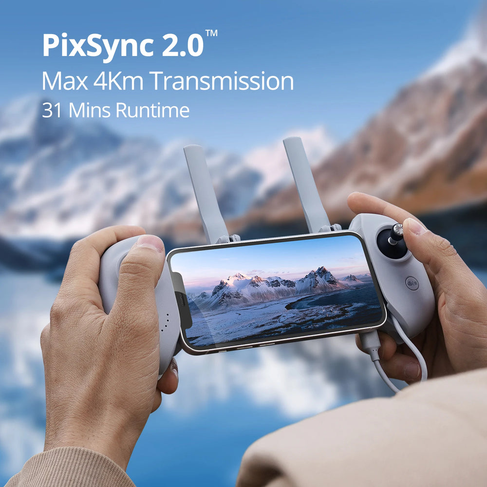 4K GPS Camera Drone with 2 Batteries | Foldable Brushless Quadcopter | Braviixx