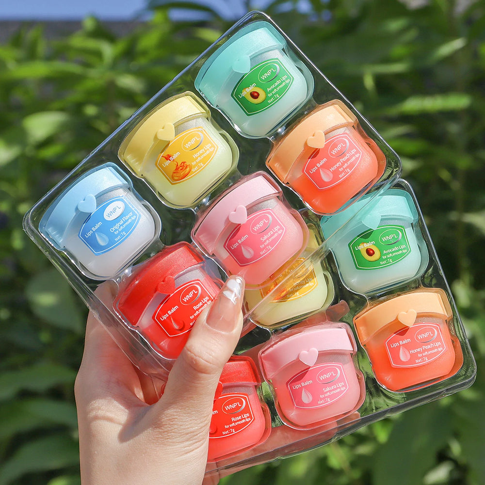 24-Piece Fruity Lip Balm Set | 6 Flavors | Moisturizing Lip Care | Braviixx