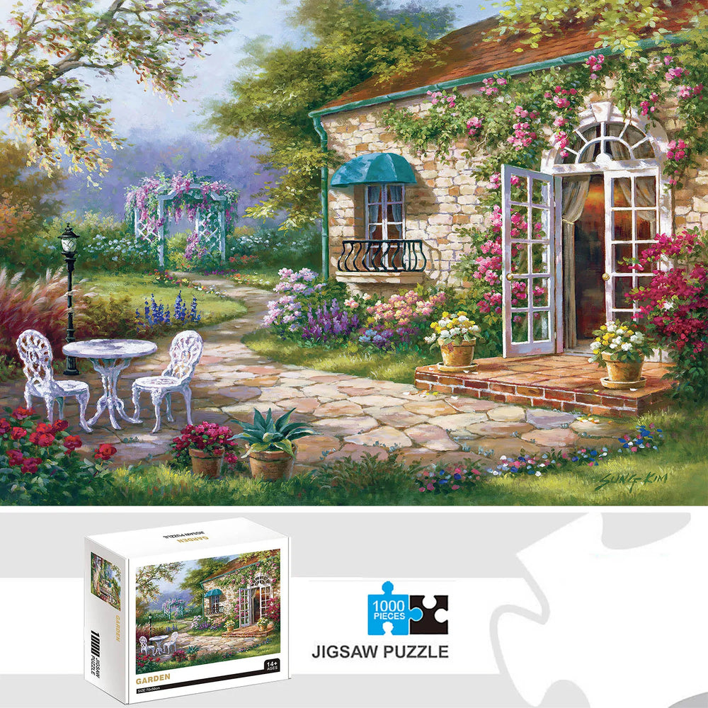 1000-Piece Garden Jigsaw Puzzle | Braviixx