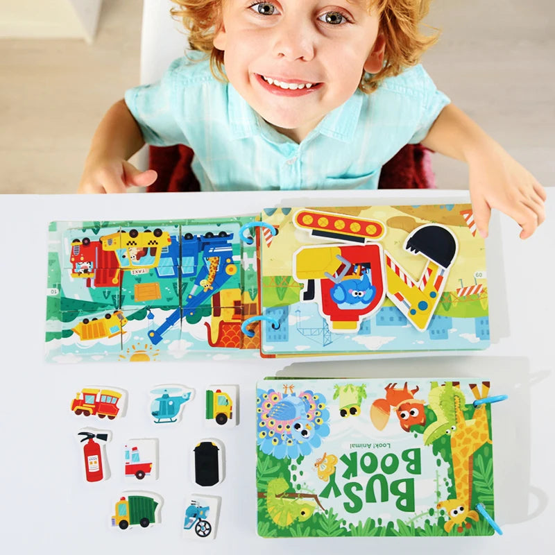 Kids' Reusable Sticker Quiet Book | Braviixx
