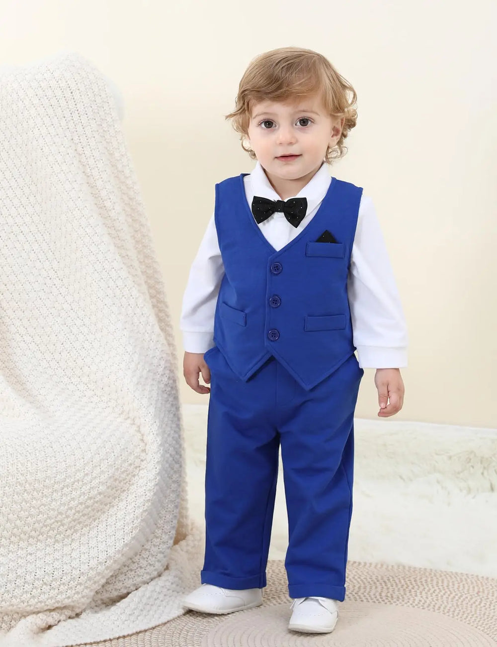 Baby Formal Outfit Set with Bow Tie | Braviixx