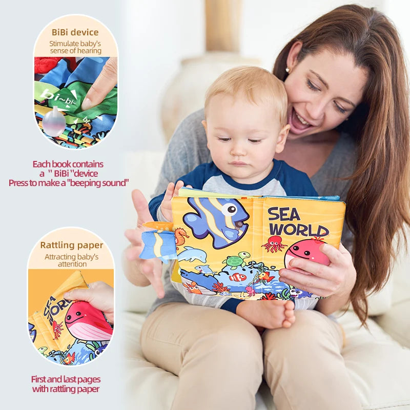 Baby Cloth Activity Book – 7 Theme Choices | Braviixx