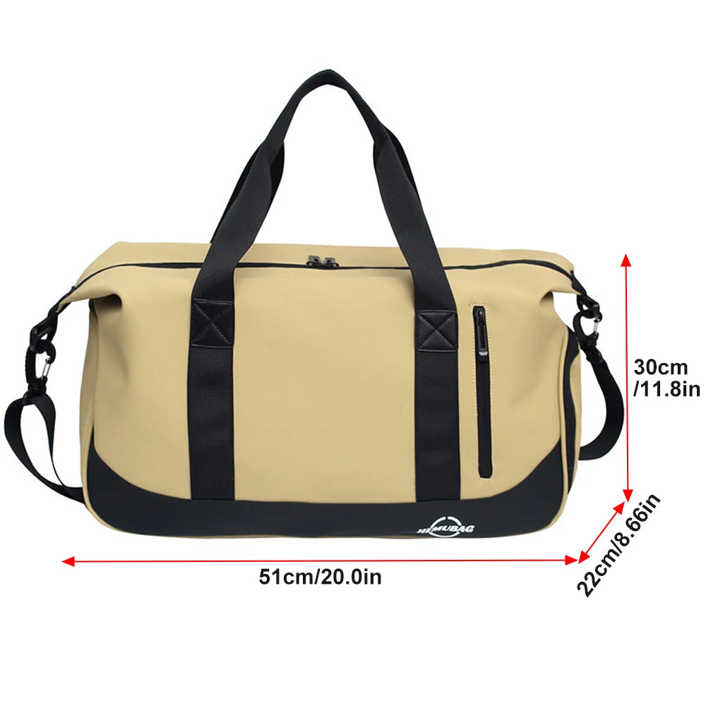 Unisex Gym Duffel Bag | Shoe & Wet Compartments | Braviixx