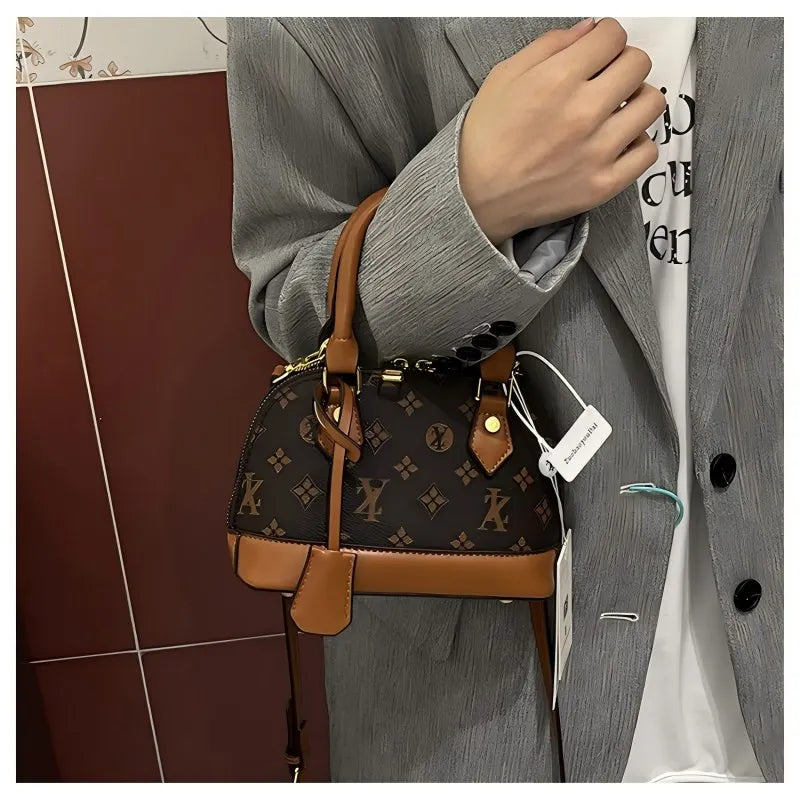 Women's Dome Handbag | Top Handles & Shoulder Strap | Braviixx