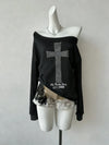 Women Grunge T-shirts 2026 Summer Bottoming Crop Tops Vintage Slim Harajuku Causal Black Tshirts Y2k Aesthetic Flower Printing