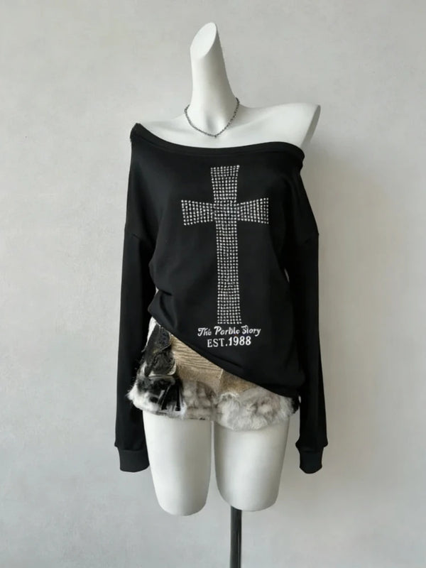 Women's Y2K Grunge Multi-Design Graphic Top Collection · Rock / Gothic / Skull / Floral · S–XL