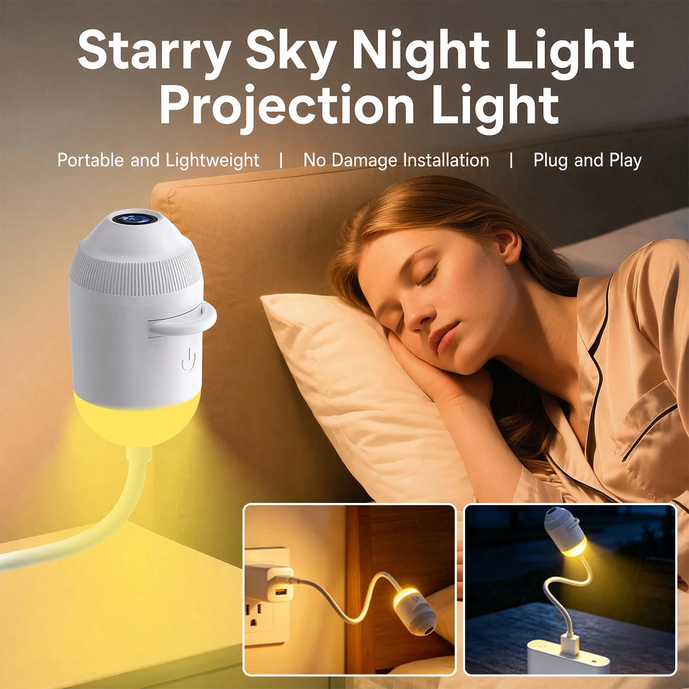 Flexible Galaxy Projector Night Light with Films | Braviixx