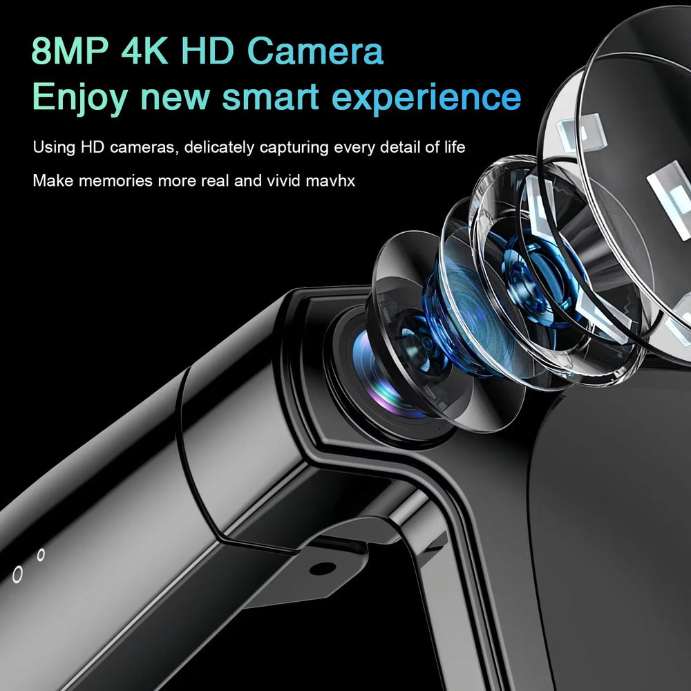 800W Pixel AI Camera Smart Glasses | Braviixx