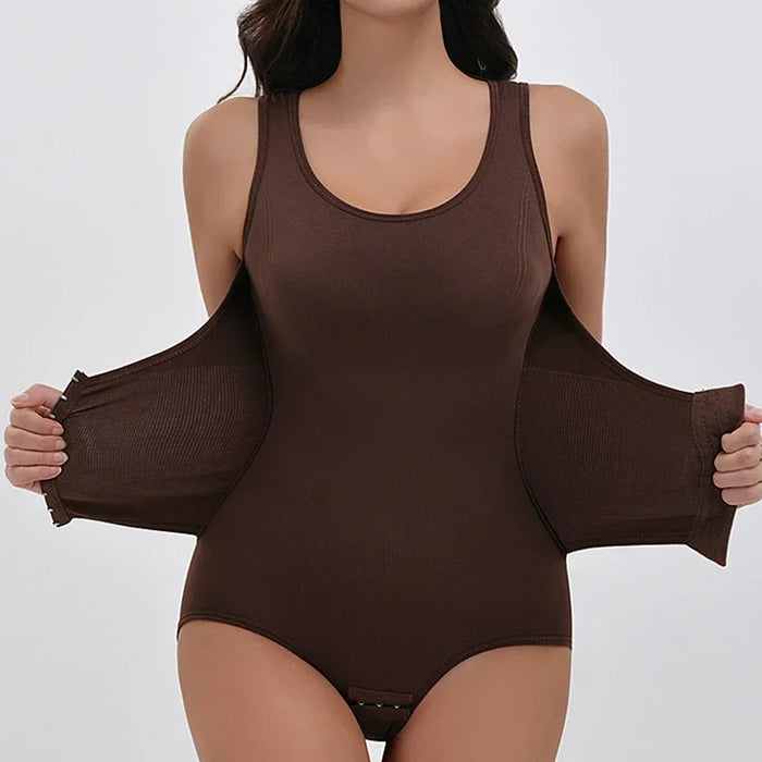 2026 New Bodysuit Shapewear with Zipper Belt Women Tummy Control Fajas Body Shaper Waist Trainer Slimming Cincher Corset Tops