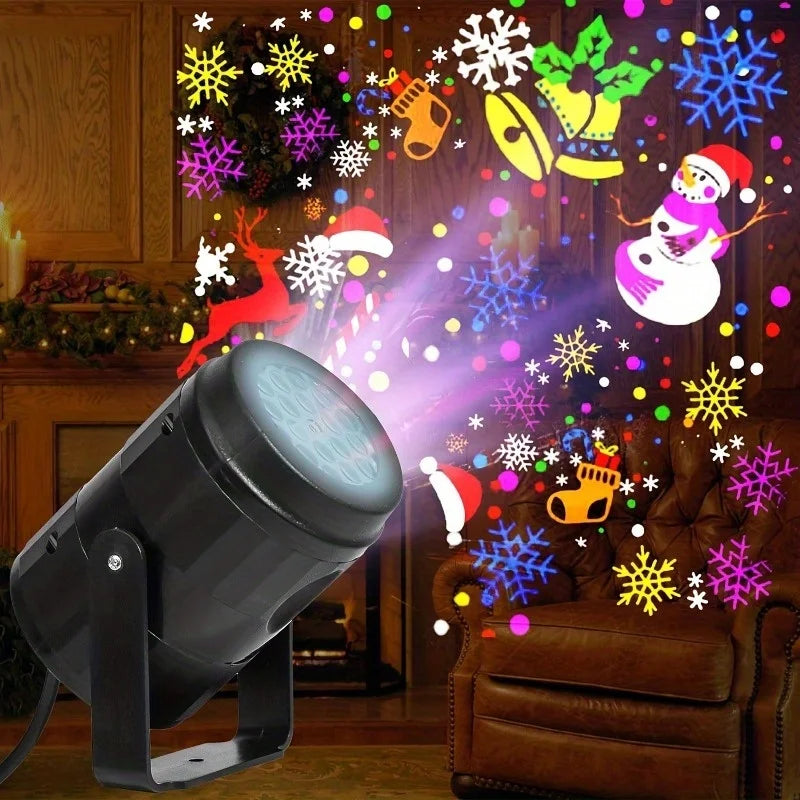 Christmas LED Projector Light | Colourful Holiday Patterns | Braviixx