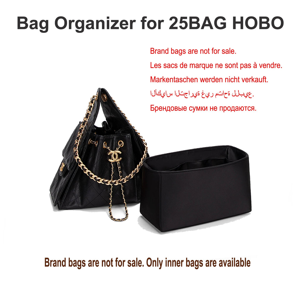 Satin Bag Organizer Insert | Hobo Bag Liner | Braviixx