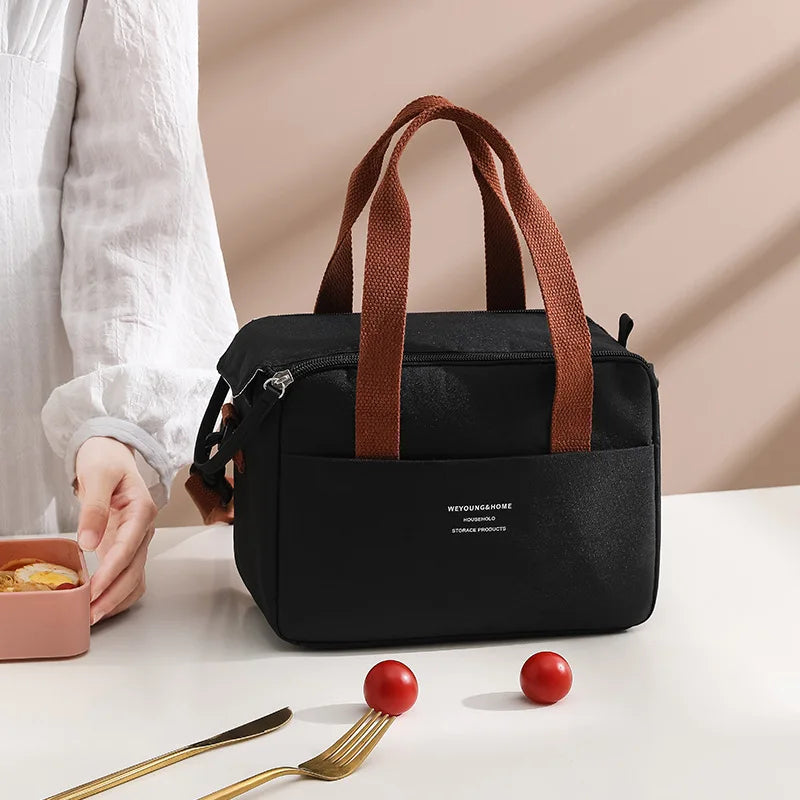 Insulated Lunch Tote Bag | Adjustable Shoulder Strap | Braviixx