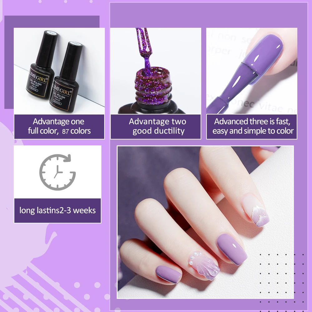 UV/LED Nail Extension Gel Kit | 7 Manicure Set Options | Braviixx