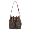 Women's Drawstring Bucket Bag | Letter Print & Shoulder Strap | Braviixx