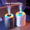 Mini USB Humidifier | 180 ml Tank & Colourful Lighting | Braviixx