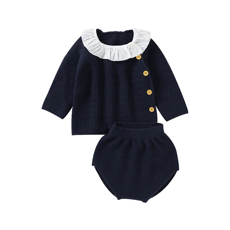 Knitted Baby Pullover Outfit | Braviixx