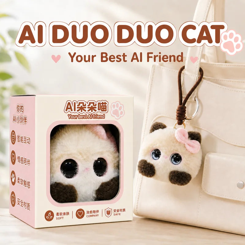 AI Dou Dou Cat Plush Companion | Braviixx
