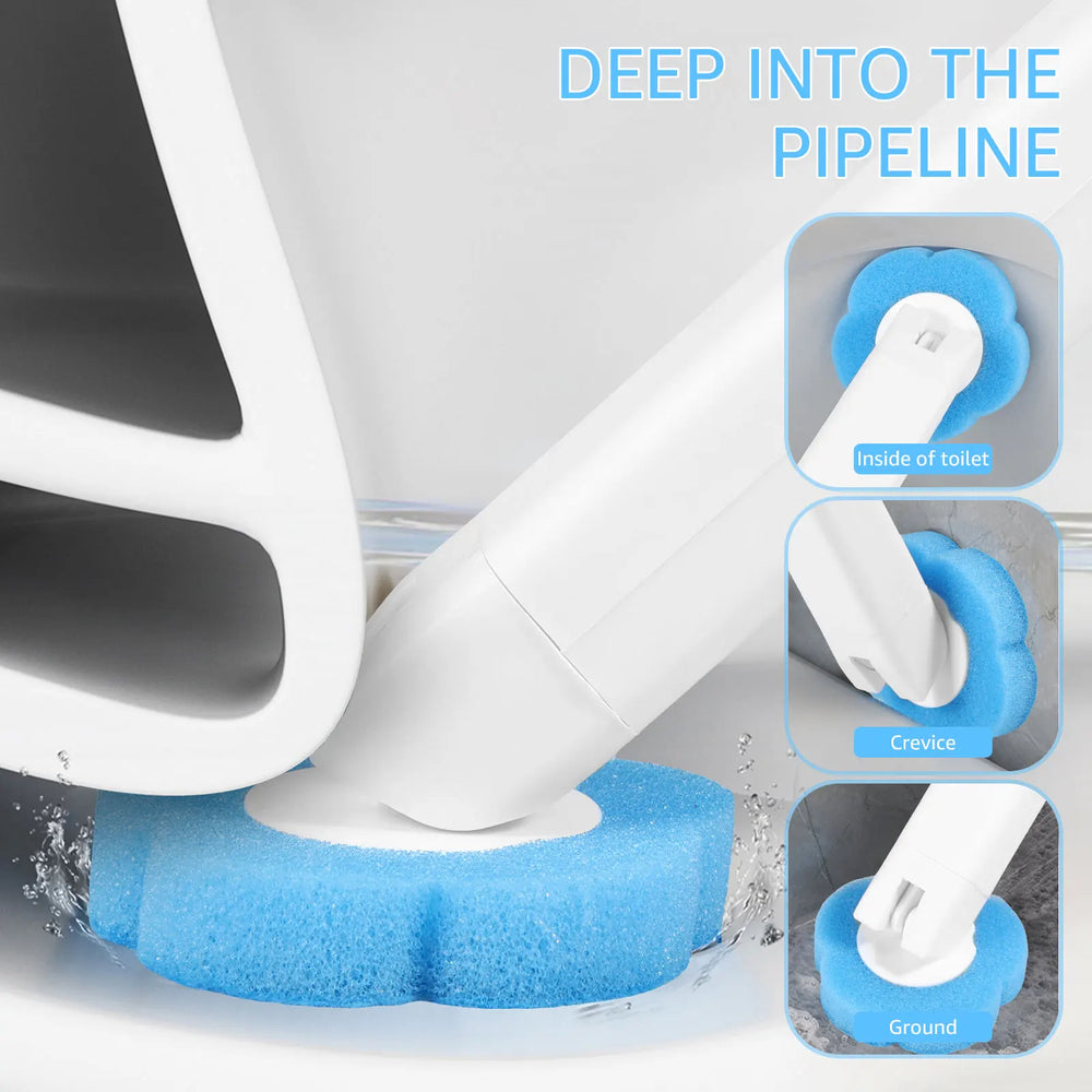 Disposable-Head Toilet Cleaning Brush | Braviixx